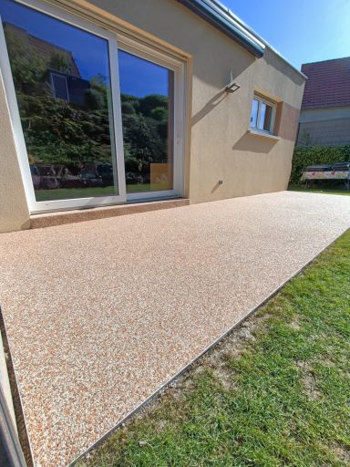 Terrasse Mutzig Obernai Molsheim en granulat de marbre