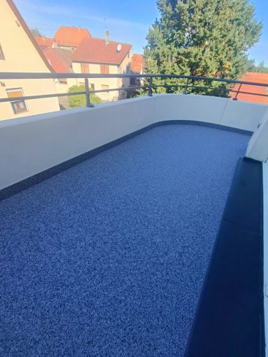 Rénovation balcon granulats de marbre résine entreprise alsacienne confiance étanchéité liquide