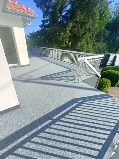 Rénovation terrasse balcon granulats de marbre résine entreprise alsacienne confiance avis client
